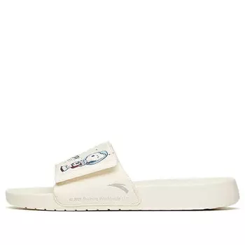 Слайды серии Slippers x Snoopy Life Anta, белый