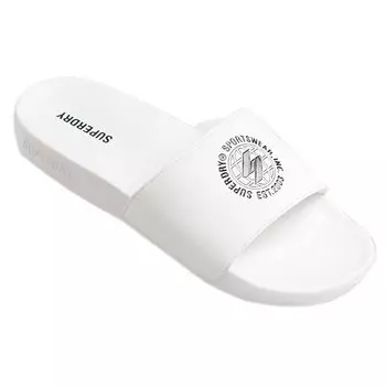 Слайды Superdry Code Printed Pool, белый