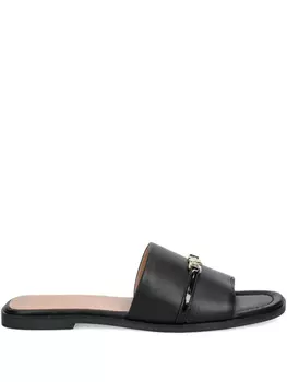 Слайды в форме сердца Love Moschino, черный