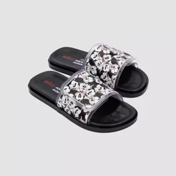 Слайды женские Melissa, черный/прозрачный/белый