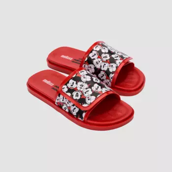 Слайды женские Melissa, красный/черный