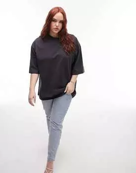 Сланцевая футболка оверсайз Topshop