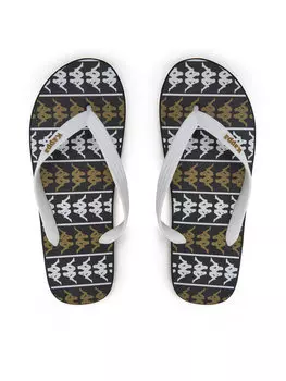 Сланцы 371D2UW White - Black - Green Military Kappa, мультиколор