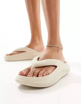 Сланцы Asos Design Fudge With A Thick Sole, белый