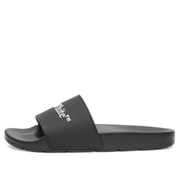 Сланцы Bookish sliders Off-White, черный