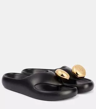 Сланцы из ПВХ Paula's Ibiza Foam Pebble Loewe, Black/ Gold