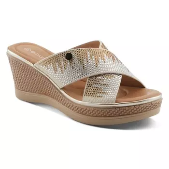 Сланцы на танкетке Patrizia, bone multi