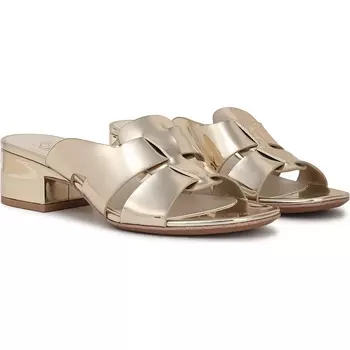 Сланцы Nuala Franco Sarto, gold faux leather