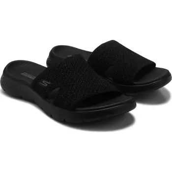 Сланцы Skechers Go walk flex timeless slide, black medium