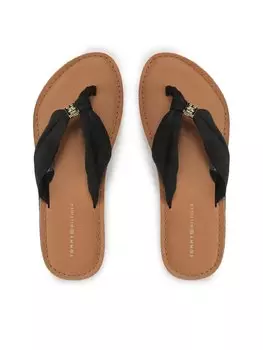 Сланцы Th Elevated Beach Sandal FW0FW06985 Tommy Hilfiger, черный