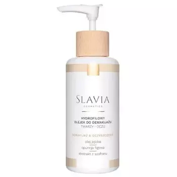 Славия Косметика, Гидрофильное масло для снятия макияжа с лица и глаз, 100мл Slavia