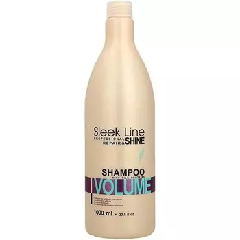 Sleek Line Профессиональный шампунь для восстановления и блеска с протеинами шелка 1000мл, Stapiz