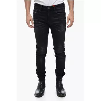 SLEENKER Узкие джинсы с заниженной талией L.34 Diesel, Black