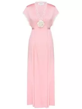 Sleeper атласное платье The Genus, розовый