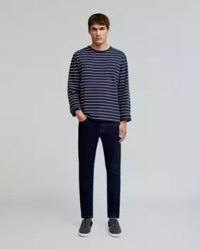 Слегка эластичные мужские джинсы узкого кроя Scalpers, темно-синий