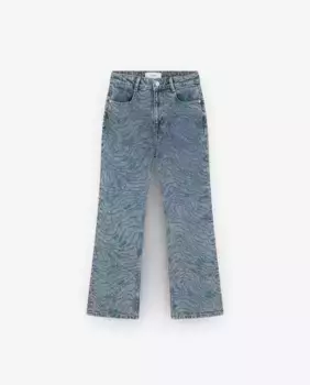 Слегка эластичные женские брюки клеш Scalpers, синий