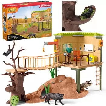 SLH42507 Schleich Wild Life - Станция искателя приключений, фигурки для детей 3+