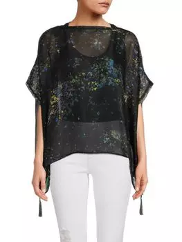 Слик-топ из сетки с цветочным принтом In2 By In Cashmere, цвет Black Multi