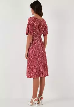 Slim Fit LELA, дневное платье LELA, красный