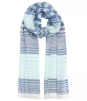 Слинг-шарф Faherty в разноцветную полоску, синий