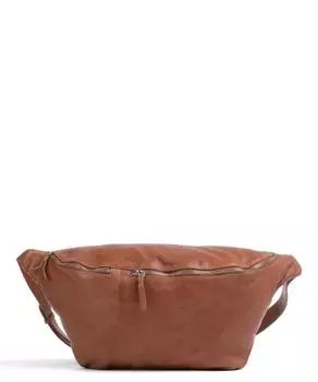 Слинг-сумка Kohlmarkt 7 из зернистой яловой кожи. Taschendieb Wien, коричневый