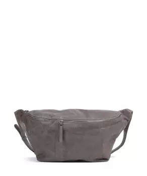 Слинг-Сумка kohlmarkt 7 из зернистой яловой кожи. Taschendieb Wien, серый