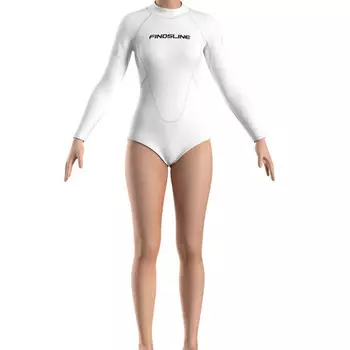 SLINX женский гидрокостюм для серфинга, купальник для зимнего плавания, белый XS 1 1 1