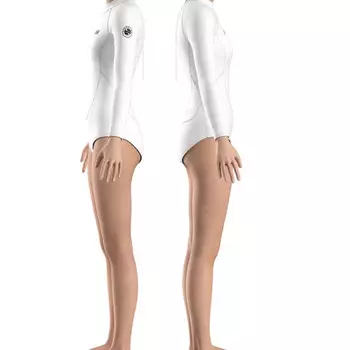 SLINX женский гидрокостюм для серфинга, купальник для зимнего плавания, белый S 1 1 1