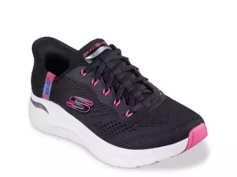 Slip-ins Arch Fit 2.0 Easy Chic Кроссовки - женские Skechers, Black/Pink
