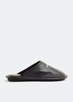 Слиперы BALENCIAGA Home slippers, черный