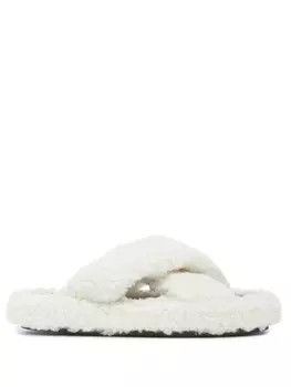 Слиперы Biba Luxe Teddie из шерпы Apparis, белый