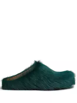 Слиперы Fussbett Sabot Marni, зеленый