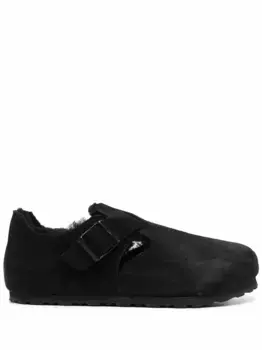 Слиперы с логотипом BIRKENSTOCK, черный