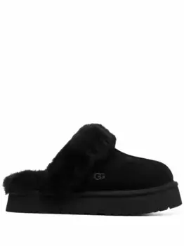 Слиперы с меховой подкладкой UGG, черный