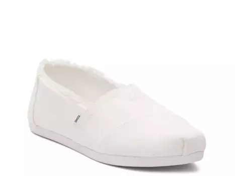 Слипоны Alpargata Raw Edge Slip-On Toms, белый