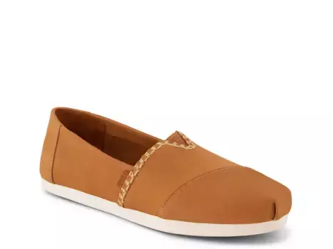 Слипоны Alpargata Slip-On Toms, коричневый