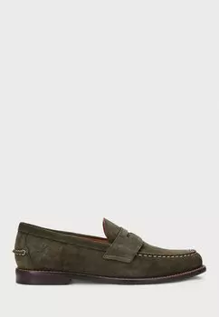 Слипоны ALSTON SUEDE PENNY LOAFER Polo Ralph Lauren, оливковый