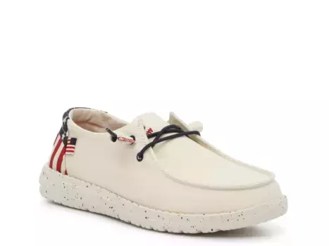 Слипоны Americana Wendy Slip-On Sneaker Heydude, цвет ivory_red_bluestars_stripes