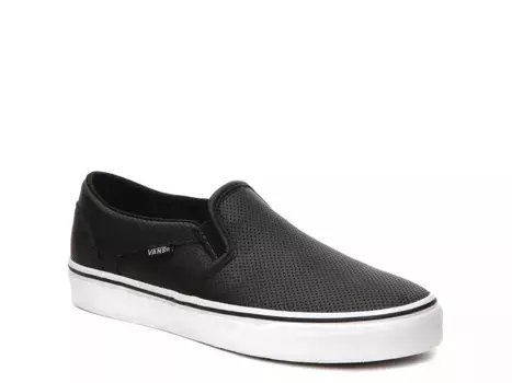 Слипоны Asher - женские Vans, Black