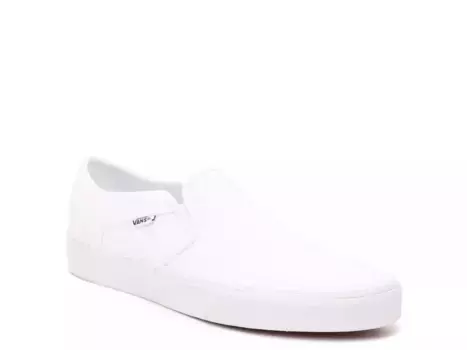 Слипоны Asher - женские Vans, White