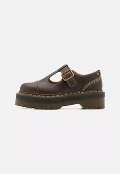 Слипоны Bethan Dr. Martens, цвет dark brown