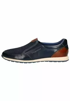 Слипоны bugatti, темно-синие