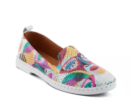 Слипоны Carraway Slip-On Spring Step, белый/мультиколор