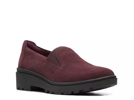 Слипоны Clarks Calla Rae, бергундия