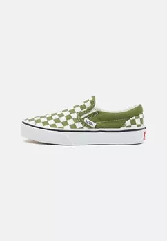 Слипоны Classic Unisex Vans, зеленый