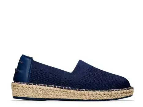 Слипоны Cloudfeel Stitchlite Espadrille Slip-On Cole Haan, темно-синий