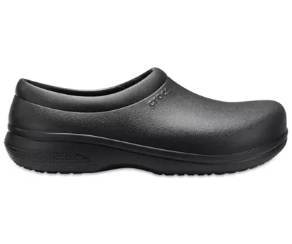 Слипоны Crocs On The Clock Work женские, цвет Black