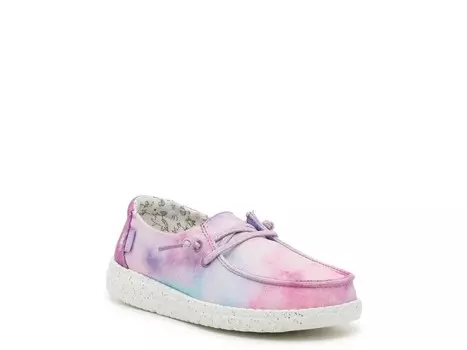 Слипоны детские Hey Dude Wendy Unicorn Dreams, розовый