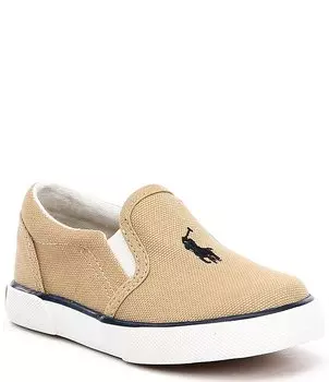 Слипоны для мальчиков Polo Ralph Lauren Bal Harbour II (для малышей), бежевый