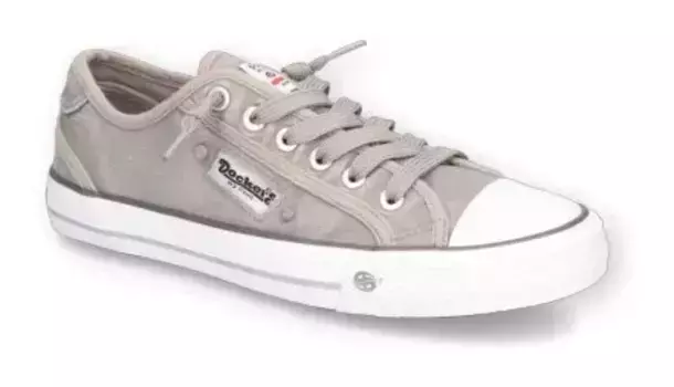 Слипоны Dockers by Gerli, кроссовки, слипоны, повседневная обувь на эластичной декоративной шнуровке, коричневый